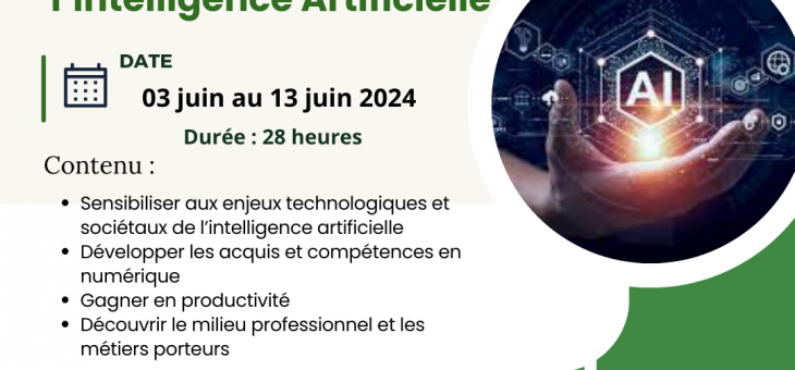Sensibilisation à l&rsquo;Intelligence Artificielle (IA)
